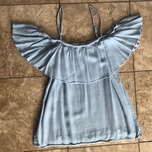Tank top off the shoulder Shirt